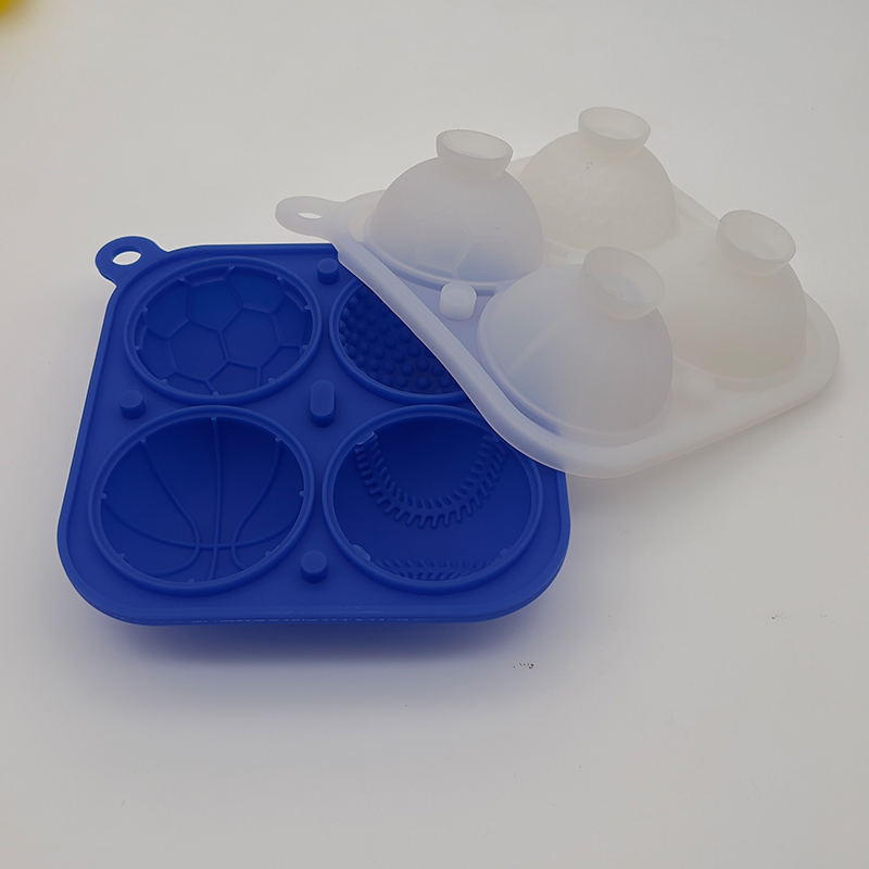64 Grid Sports Ice-Cubes Mold Silicone Ice Tray1