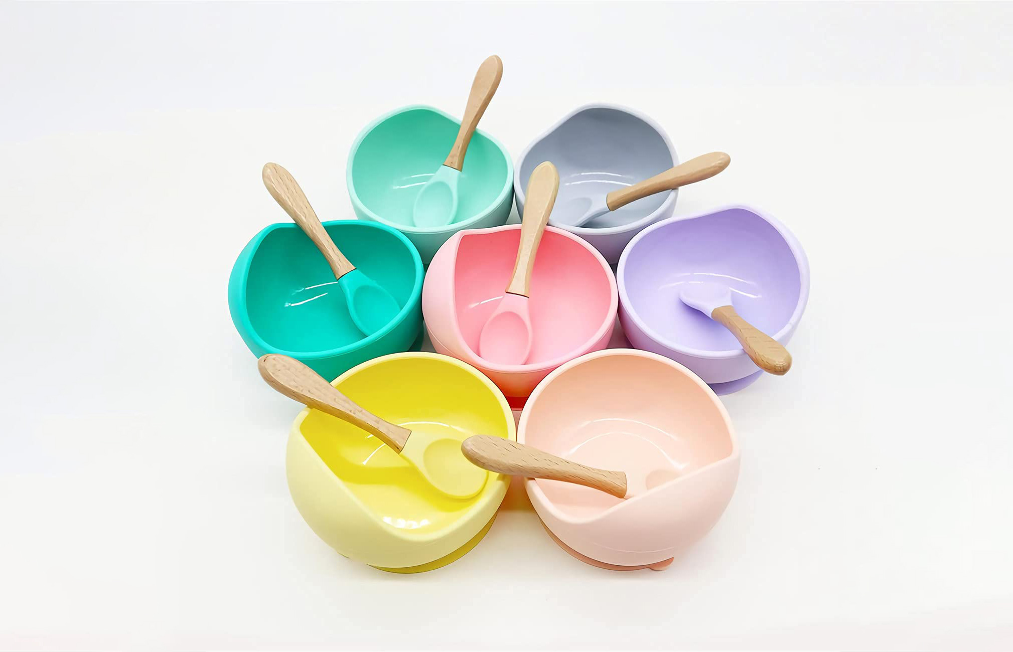 Baby Silicone Suction Bowls (5)